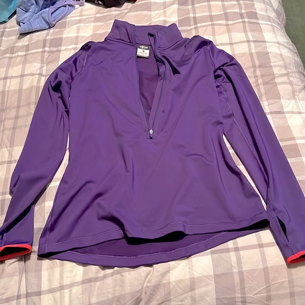 nike pro dri-fit half zip long sleeve
